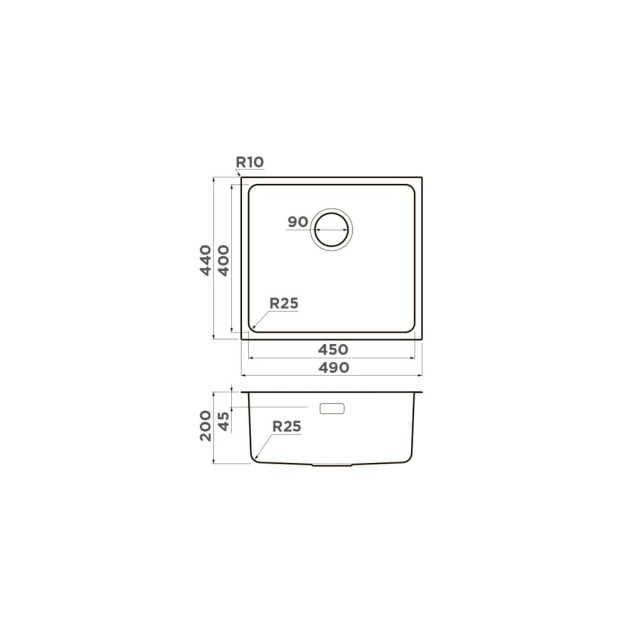 Кухонная мойка из нержавейки Omoikiri Tadzava 49-U/I-LG светлое золото