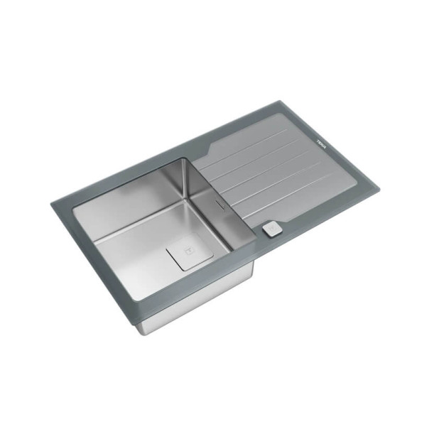 Мойка из нерж. стали ТЕКА DIAMOND RS15 1B 1D 86 STONE GREY