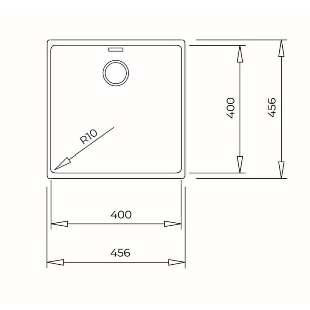 Мойка из тегр. TEKA RADEA R10 40.40 M-TG темно-серый