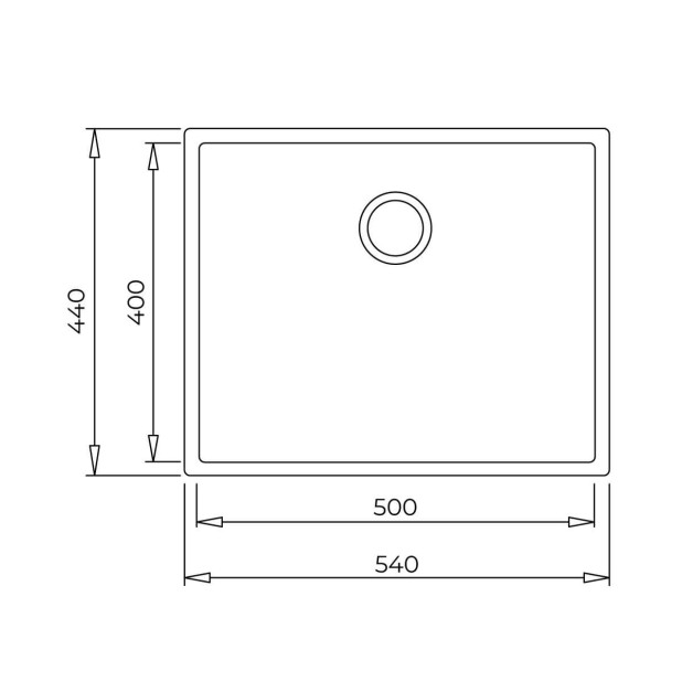 Мойка из тегр. TEKA SQUARE 50.40 TG арктик белый