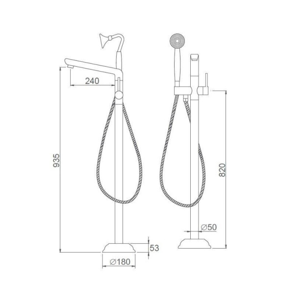 Душевая система GERHANS K13219-1