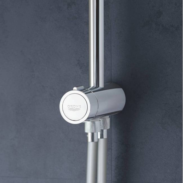Душевая система GROHE Tempesta System 210 Flex наружного монтажа с переключателем, хром, (26381001)