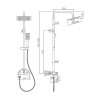 Душевая система Ledeme L2478U