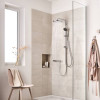 Душевая система с переключателем настенного монтажа GROHE QuickFix Vitalio Start 250, хром (26817000)