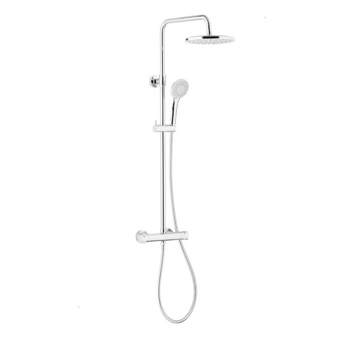 Душевая стойка черная MOZA со смесителем KFA