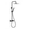 Душевая стойка Logon Premium KFA черного цвета с термостатом KFA
