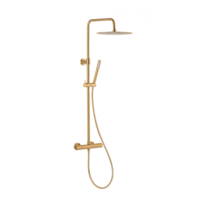 Душевая стойка MOZA Gold со смесителем KFA