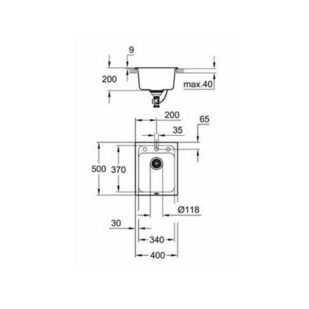 Кухонная мойка GROHE K700 (31650AT0)
