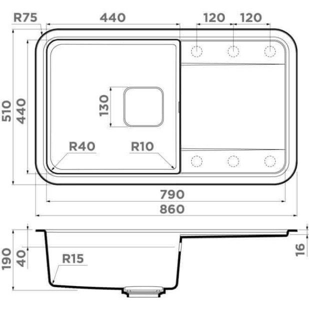 Кухонная мойка Omoikiri Tasogare 86-CA Artgranit/карамель
