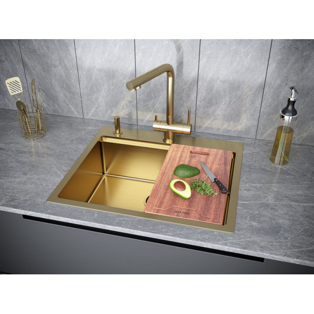 Кухонная мойка PAULMARK BRIM-PRO PM705951-BG