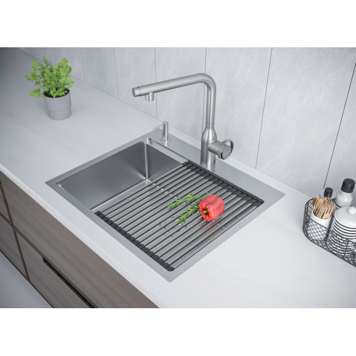 Кухонная мойка PAULMARK BRIM-PRO PM705951-BS