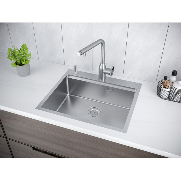 Кухонная мойка PAULMARK BRIM-PRO PM705951-BS