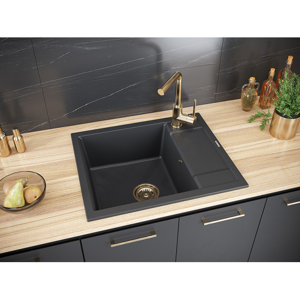 Кухонная мойка PAULMARK FLUGEN 50-600 PM216050-BLM