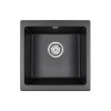 Кухонная мойка PAULMARK GERA 50 PM104546-BLM (черный/черный металлик)