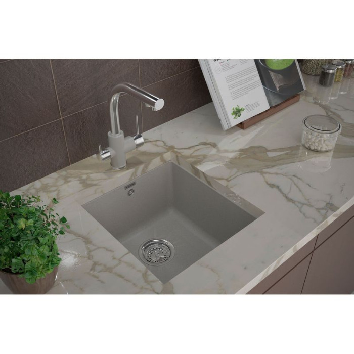 Кухонная мойка PAULMARK GERA 50 PM104546-DG (темно-серый/графит)