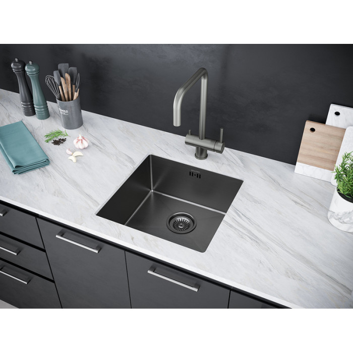 Кухонная мойка PAULMARK GERBERG PM214444-GM