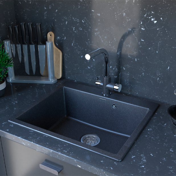 Кухонная мойка PAULMARK KANTE 60 PM106052-WH