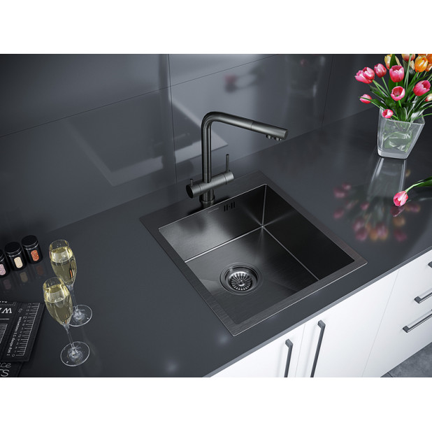 Кухонная мойка PAULMARK KRONER 45 PM214551-GM