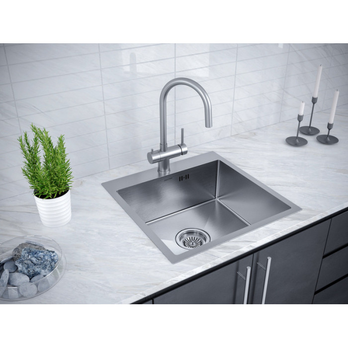 Кухонная мойка PAULMARK KRONER 59 PM215951-BS