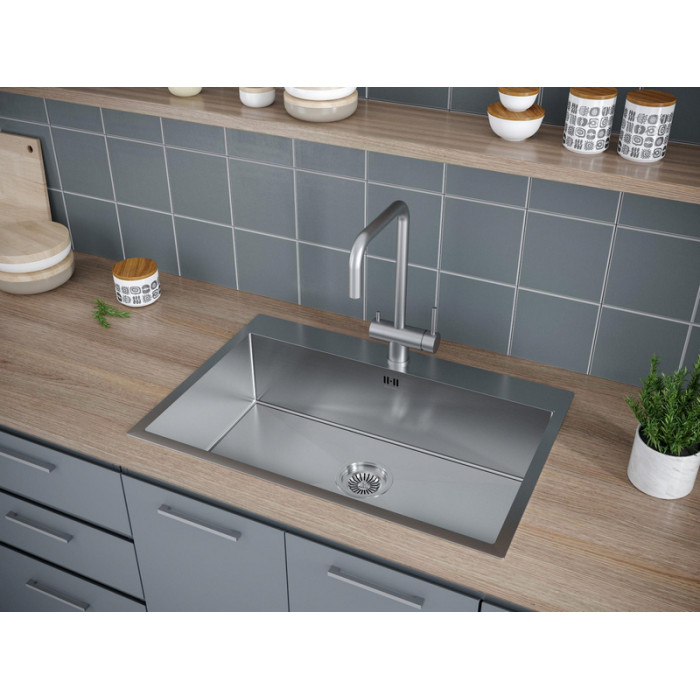 Кухонная мойка PAULMARK KRONER 75 PM217551-BS