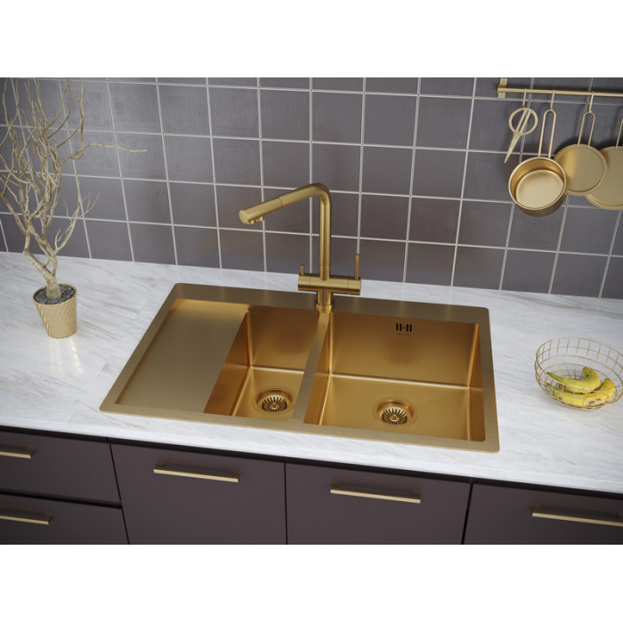 Кухонная мойка PAULMARK KRONER PM227851-BGL