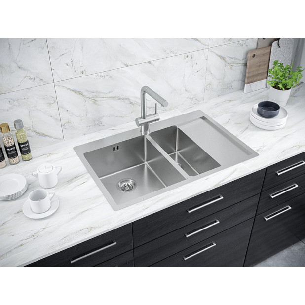 Кухонная мойка PAULMARK KRONER PM227851-GML