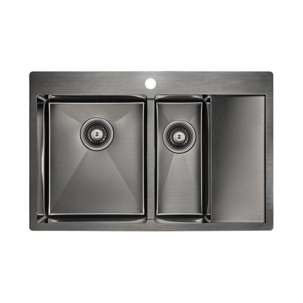 Кухонная мойка PAULMARK KRONER PM227851-GML