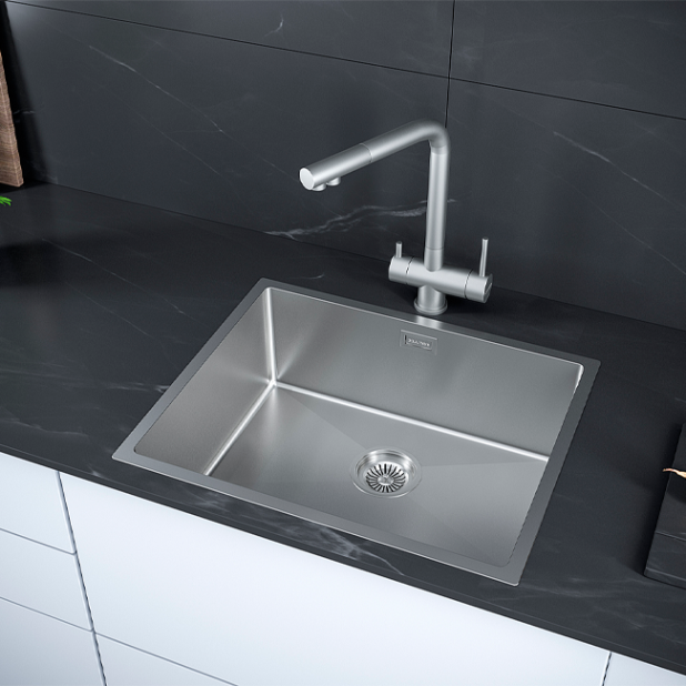 Кухонная мойка PAULMARK NEXT-540 PM215444-BS (выставочный образец)