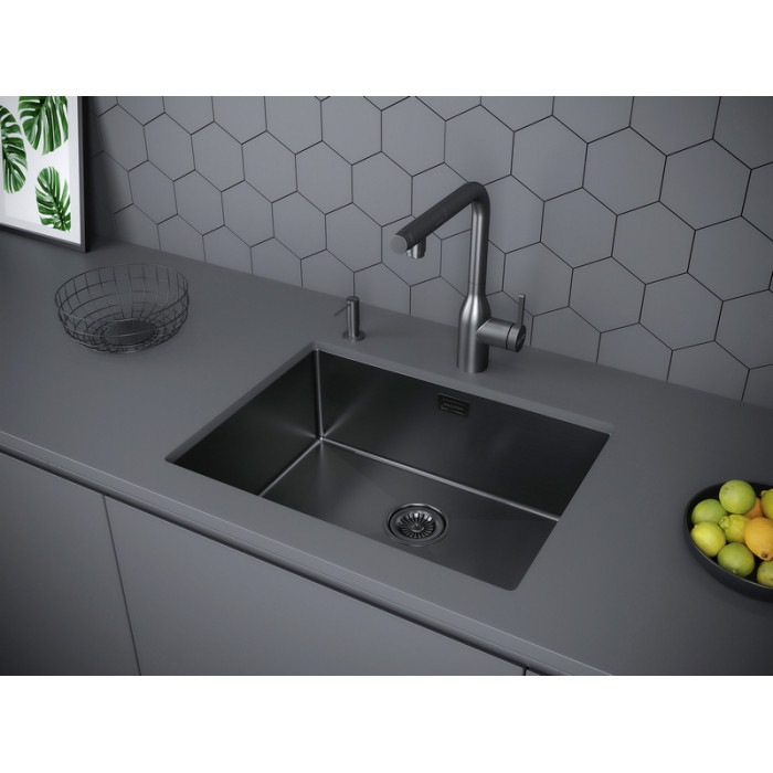 Кухонная мойка PAULMARK NEXT-580 PM215844-GM