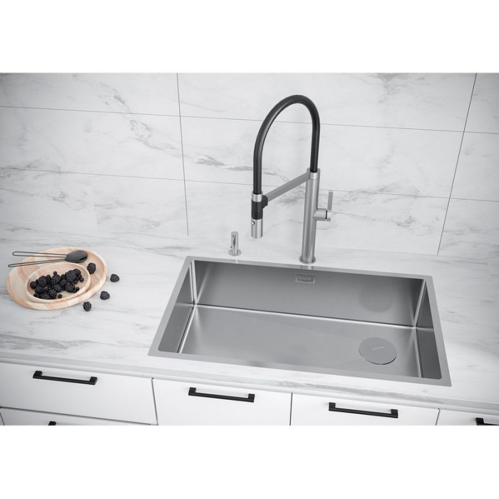 Кухонная мойка PAULMARK NEXT-SKEW 740 PM887444-BS