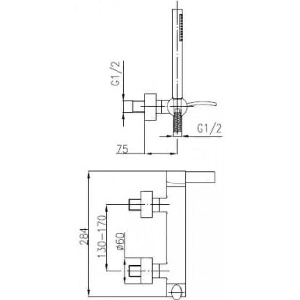 Душевой смеситель Арматура (38d99b211)