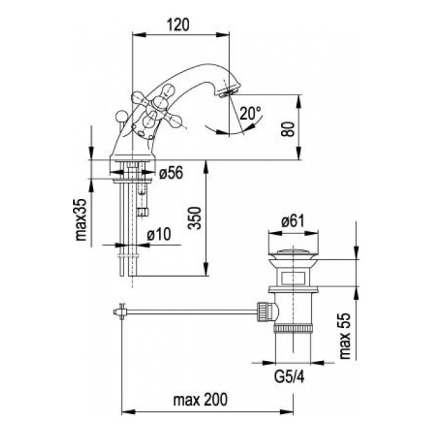 Кран для раковины (9395336b5)