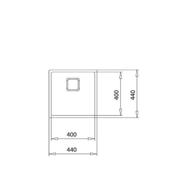 Мойка из нерж. стали ТЕКА FLEXLINEA RS15 40.40 SQ