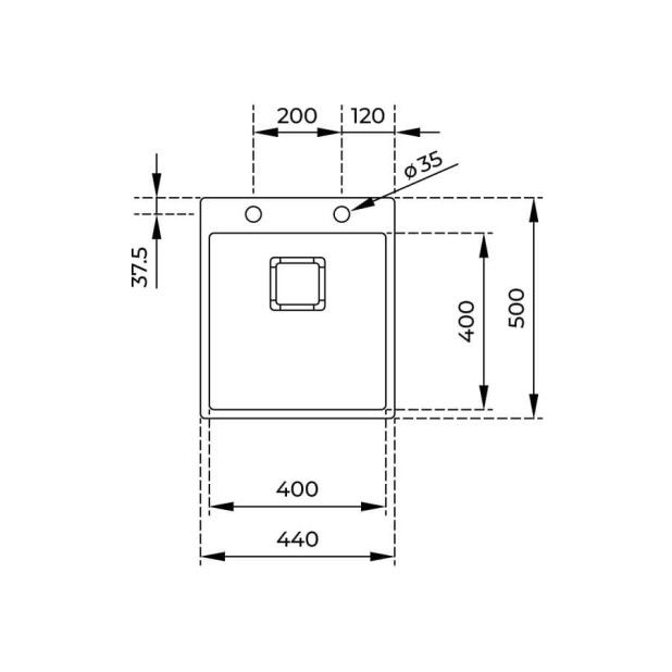 Мойка из нерж. стали ТЕКА FORLINEA RS15 40.40