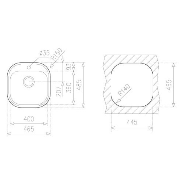 Мойка из нерж. стали ТЕКА STYLO 1C полированная