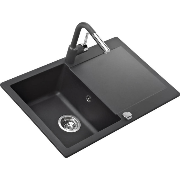 Мойка из тегр. TEKA CLIVO 45 B-TQ оникс