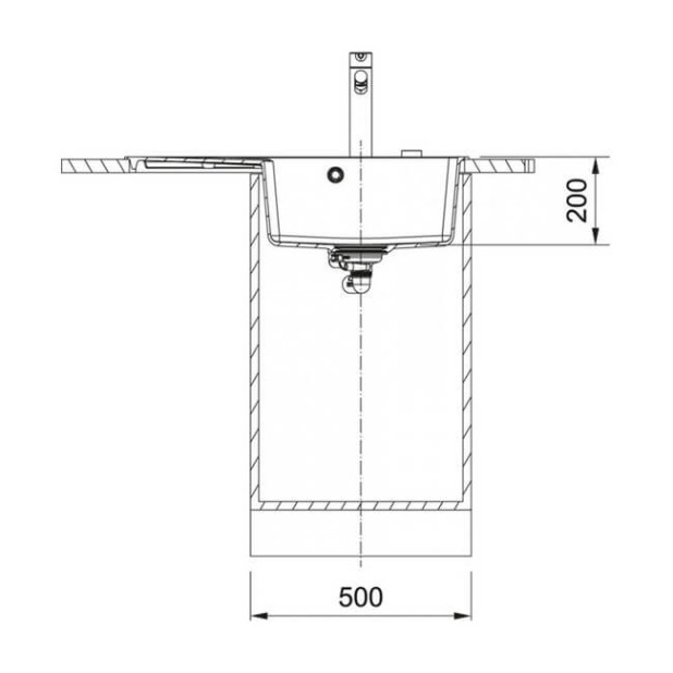 Мойка кухонная FRANKE CNG 611/211-78 TL оникс, чаша слева