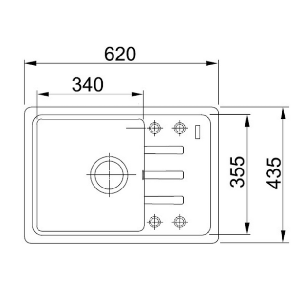 Мойка кухонная FRANKE Malta BSG 611-62 (бежевый)