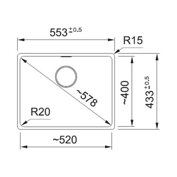 Мойка кухонная FRANKE MRG 110-52, белый (125.0696.176)