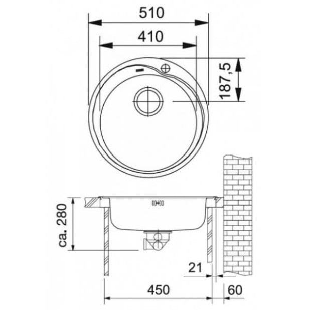 Мойка кухонная FRANKE Pamira RON 610-41