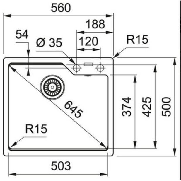 Мойка кухонная FRANKE UBG 610-56 (белый)