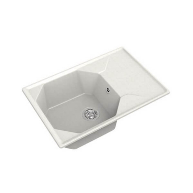 Мойка кухонная GRANFEST GF-U-740L (белый)