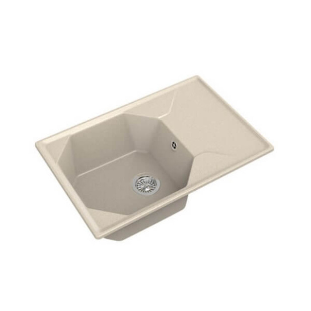 Мойка кухонная GRANFEST GF-U-740L (бежевый)