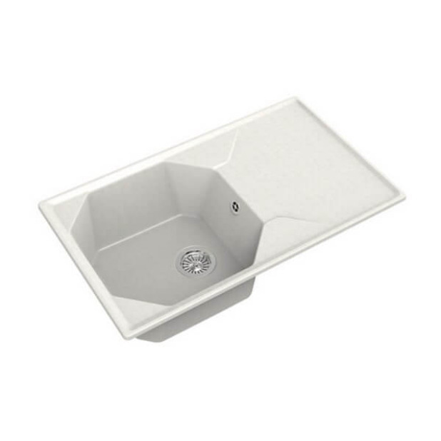 Мойка кухонная GRANFEST GF-U-840L (белый)
