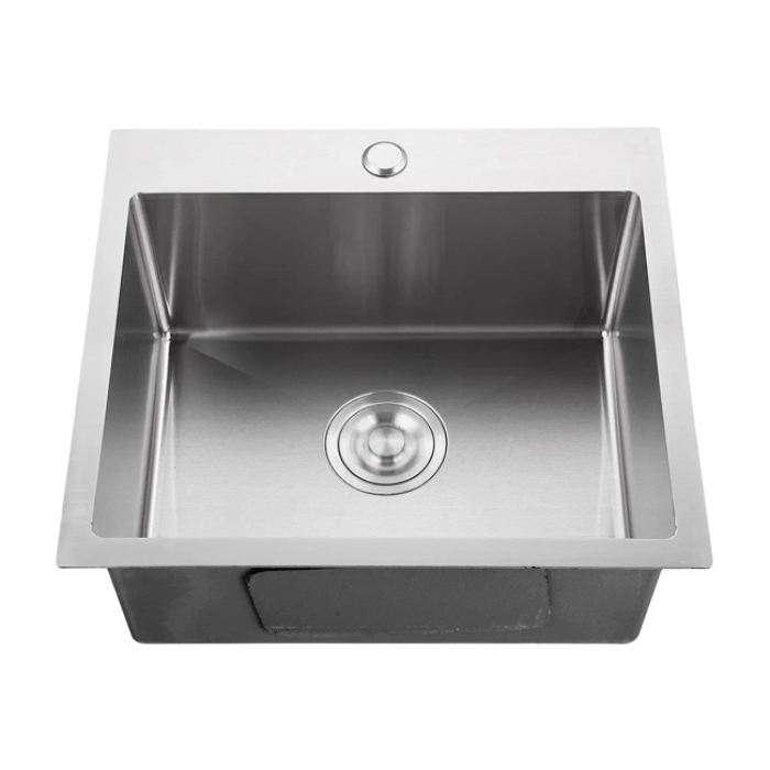 Мойка кухонная GRANFEST METAL НЕРЖАВЕЮЩАЯ СТАЛЬ AISI 304 GF-5045 выставочный образец (с сифоном)