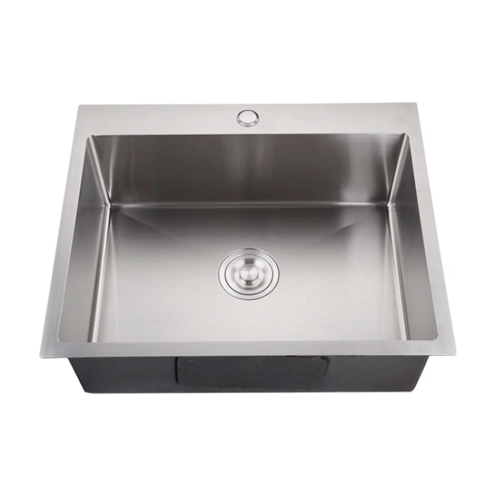 Мойка кухонная GRANFEST METAL НЕРЖАВЕЮЩАЯ СТАЛЬ AISI 304 GF-6045 (с сифоном)