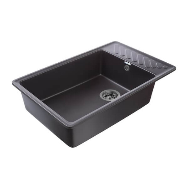 Мойка кухонная GRANFEST QUARZ GF-ZL-51 (черный)