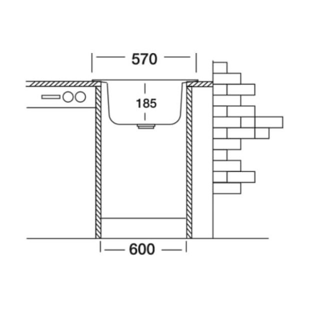 Мойка кухонная KROMEVYE EX 327 D