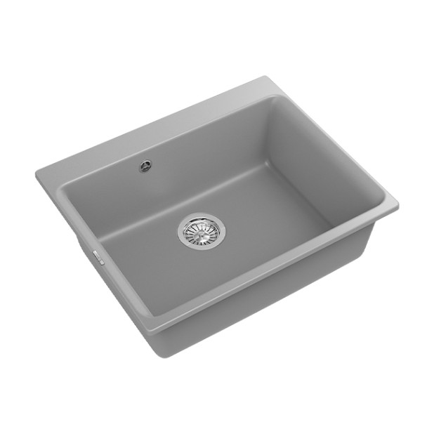 Мойка кухонная RIVELATO AXEL Х-60 (серый/grigio metallizzato/серый металлик)