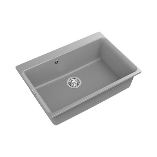 Мойка кухонная RIVELATO AXEL Х-70 (серый/grigio metallizzato/серый металлик)